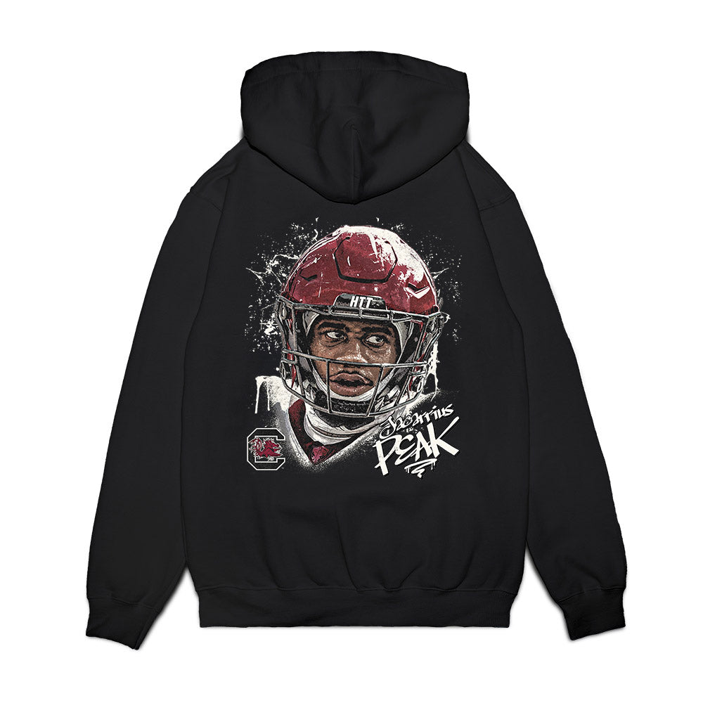 South Carolina - NCAA Football : Jacarrius Peak - Game Face Premium Hooded Sweatshirt-1