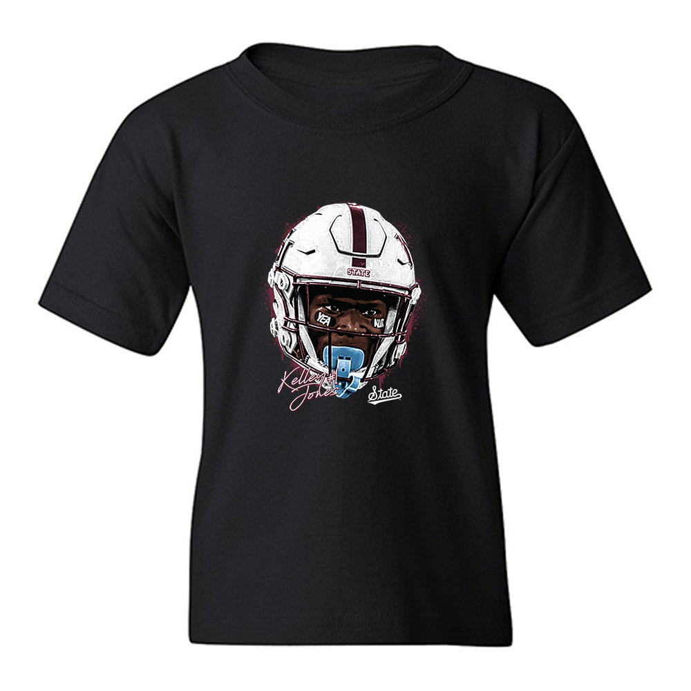 Mississippi State - NCAA Football : Kelley Jones - Game Face Youth T-Shirt-0