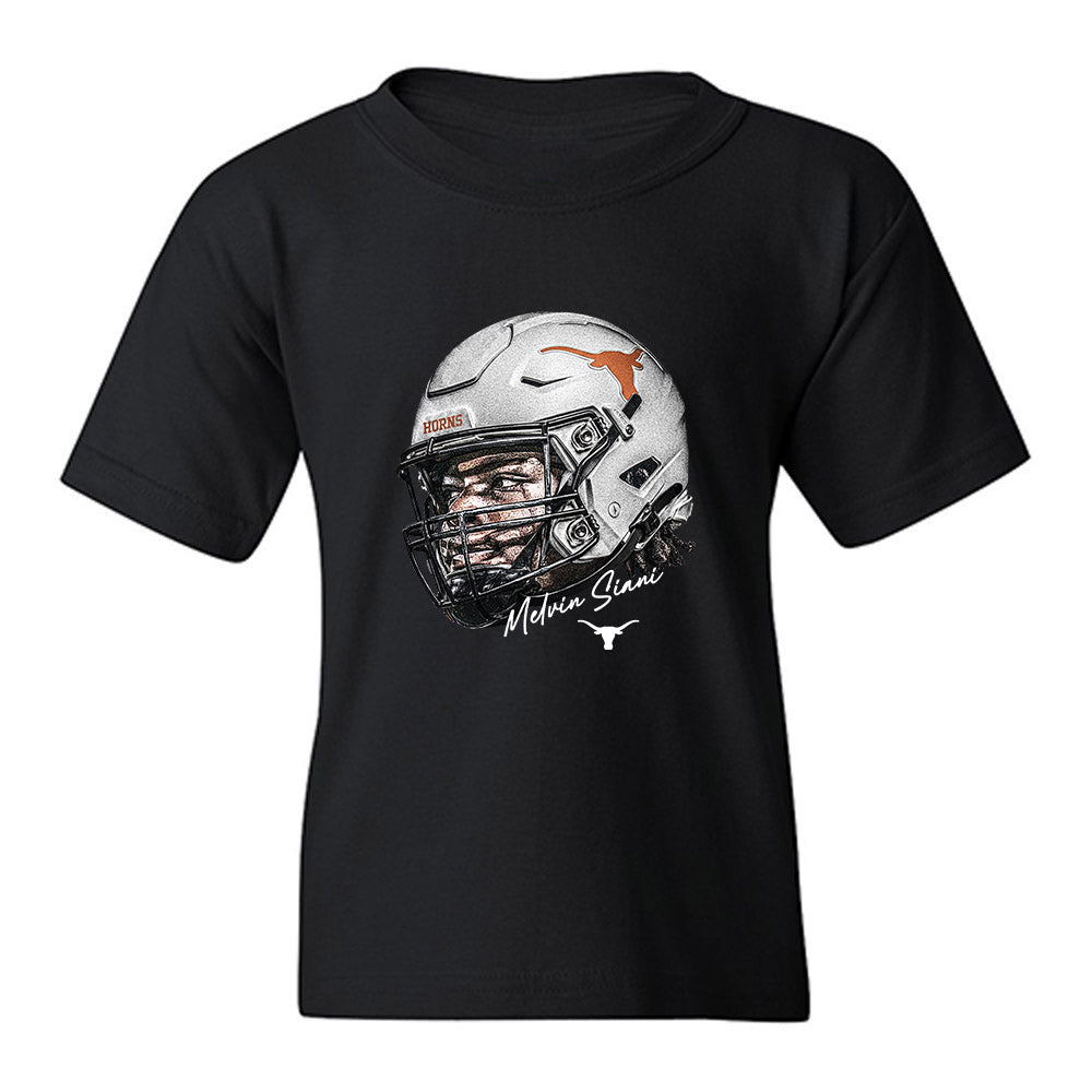 Texas - NCAA Football : Melvin Siani - Game Face Youth T-Shirt-0