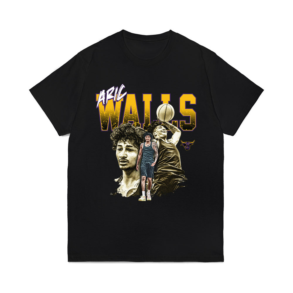 Minn. St. - NCAA Mens Basketball : Aric Walls - Collage Comfort Colors T-Shirt-0
