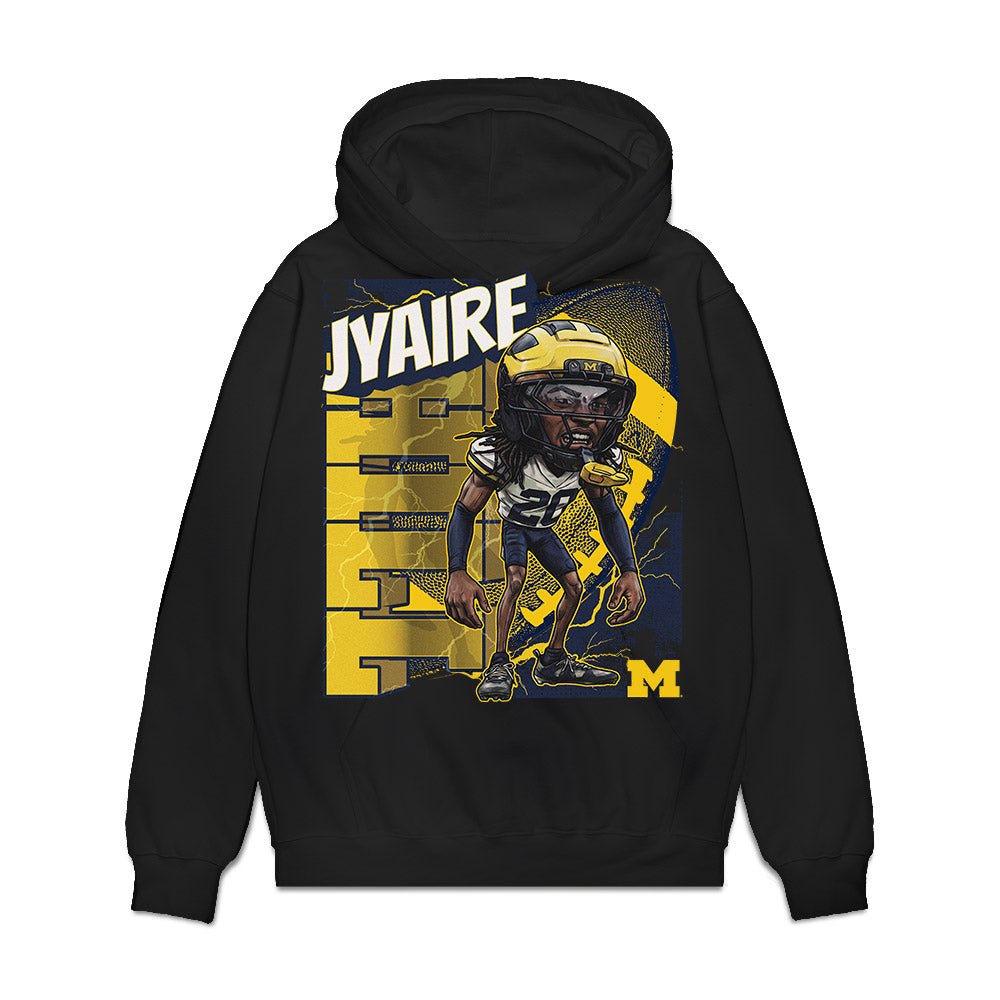 Michigan - NCAA Football : Bobblehead Premium Hooded Sweatshirt-1