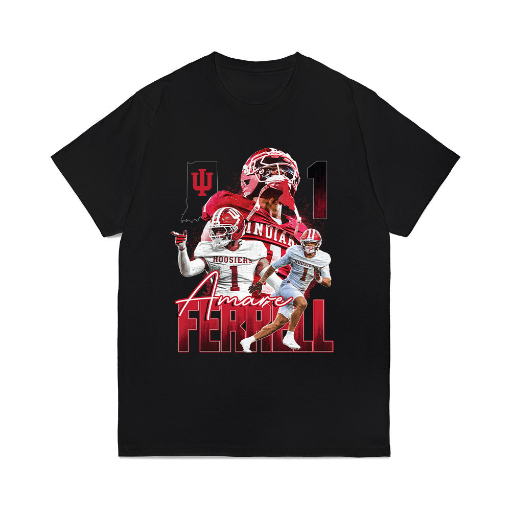 Indiana - NCAA Football : Amare Ferrell - Collage Comfort Colors T-Shirt-0