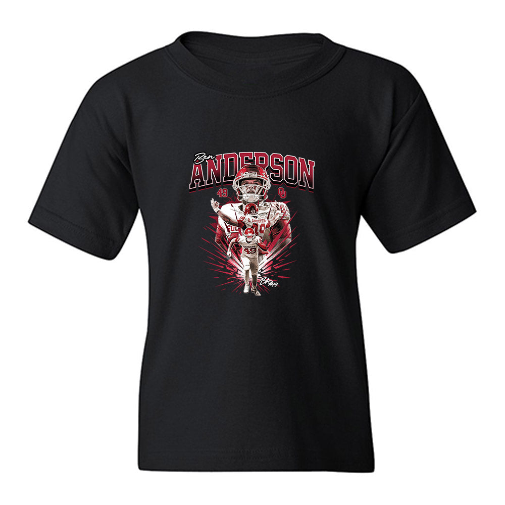 Oklahoma - NCAA Football : Ben Anderson - Collage Youth T-Shirt-0