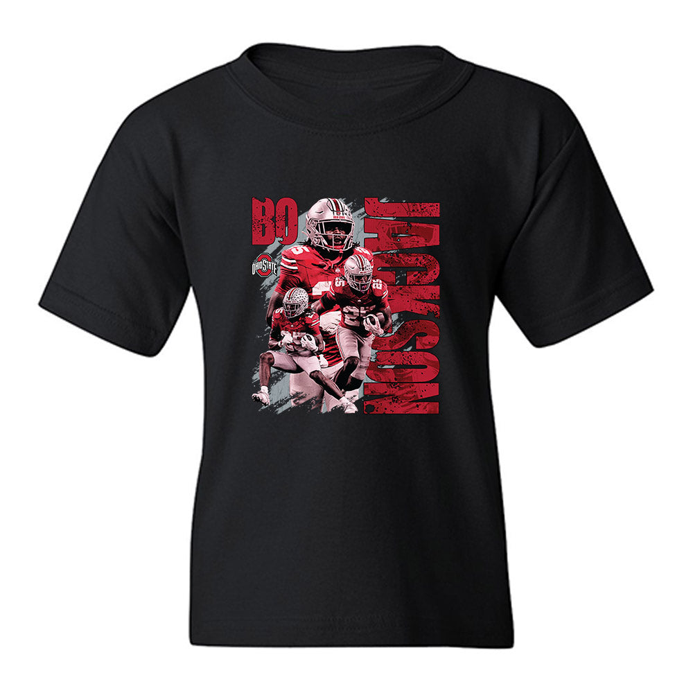 Ohio State - NCAA Football : Bo Jackson - Collage Youth T-Shirt-0