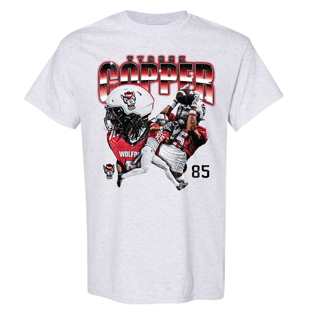 NC State - NCAA Football : Tyreek Copper - Collage T-Shirt-0