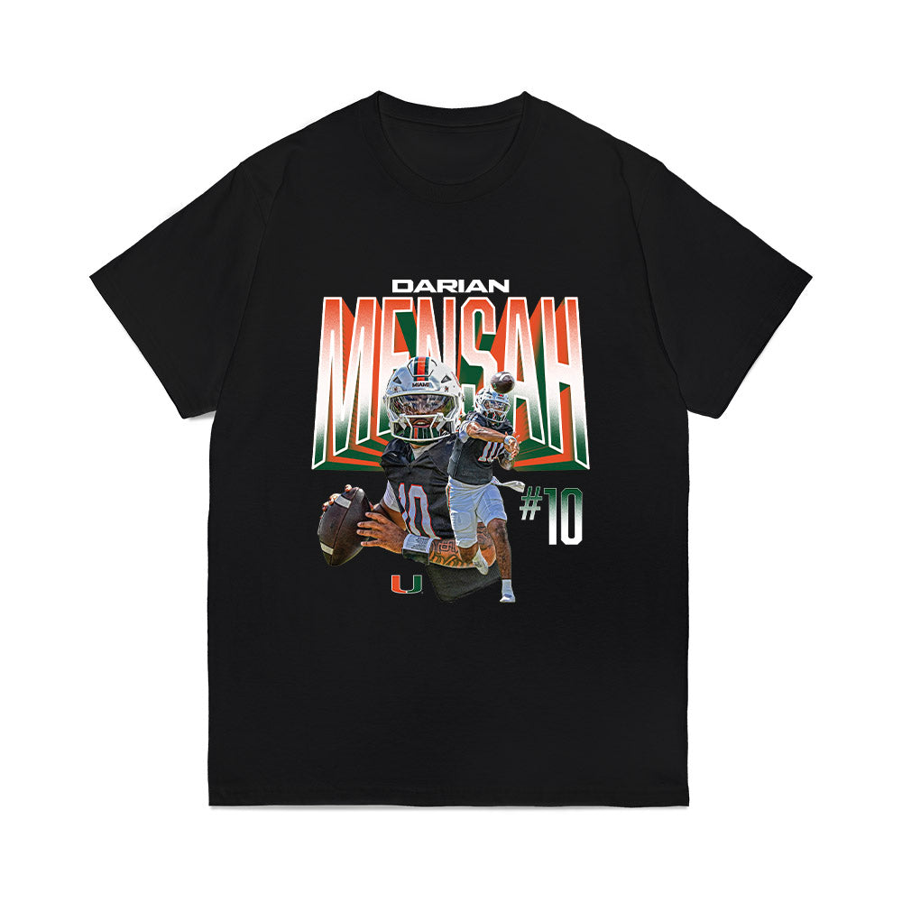 Miami - NCAA Football : Darian Mensah - Collage Comfort Colors T-Shirt-0