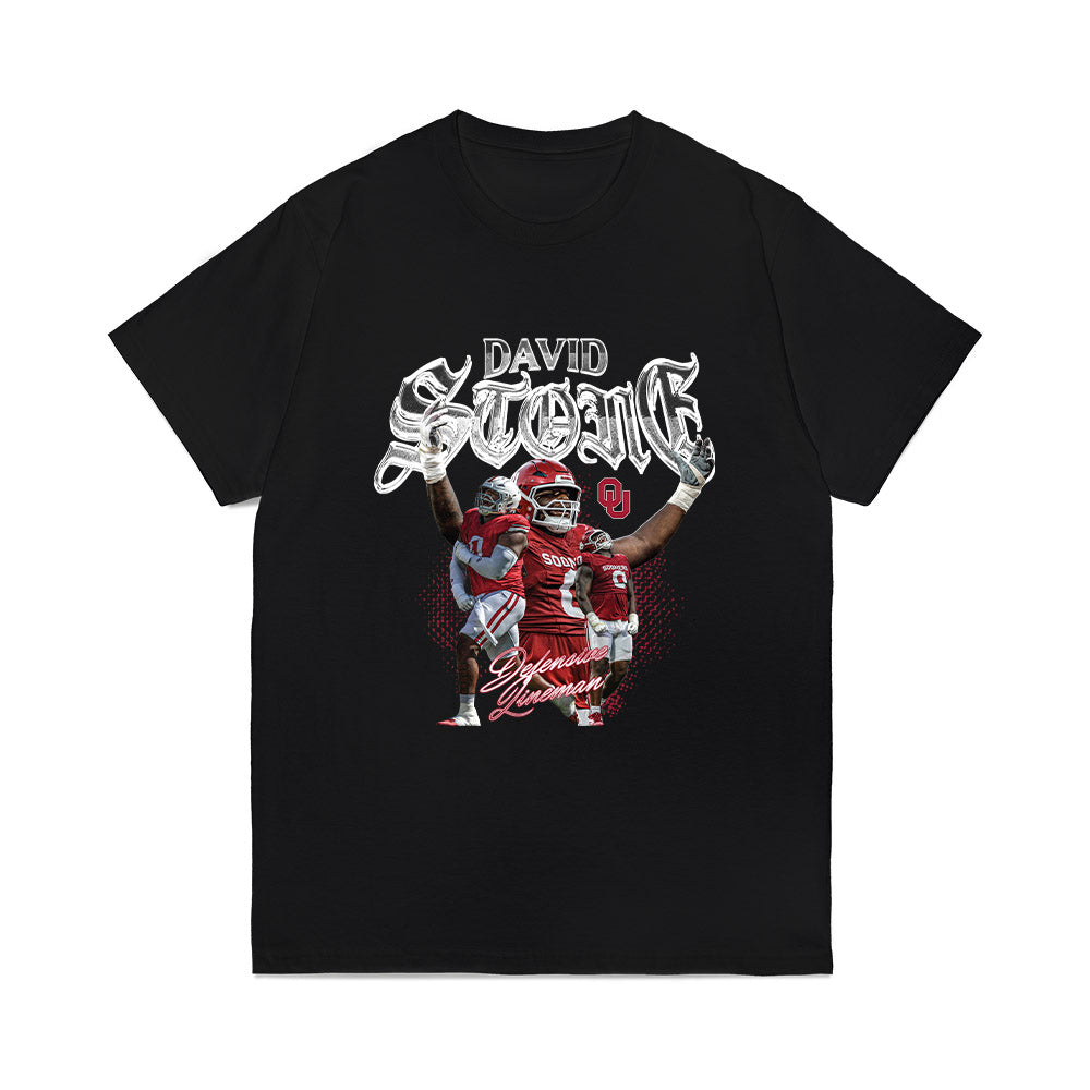 Oklahoma - NCAA Football : David Stone - Collage Comfort Colors T-Shirt-0