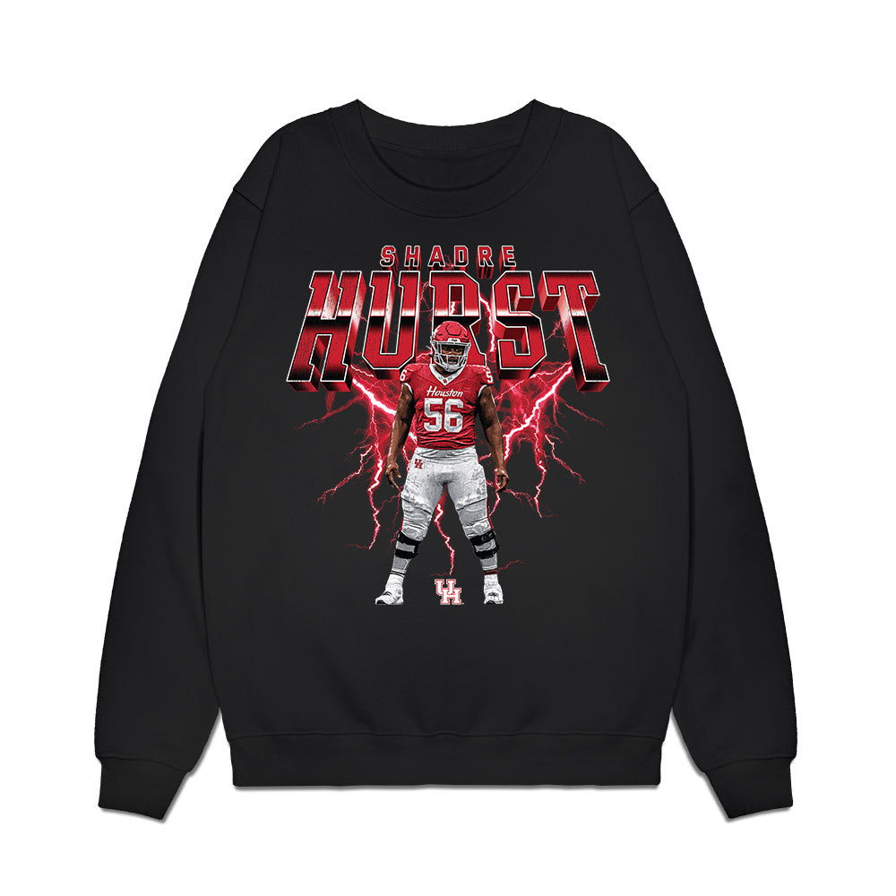 Houston - NCAA Football : Shadre Hurst - Collage Premium Crewneck Sweatshirt-0