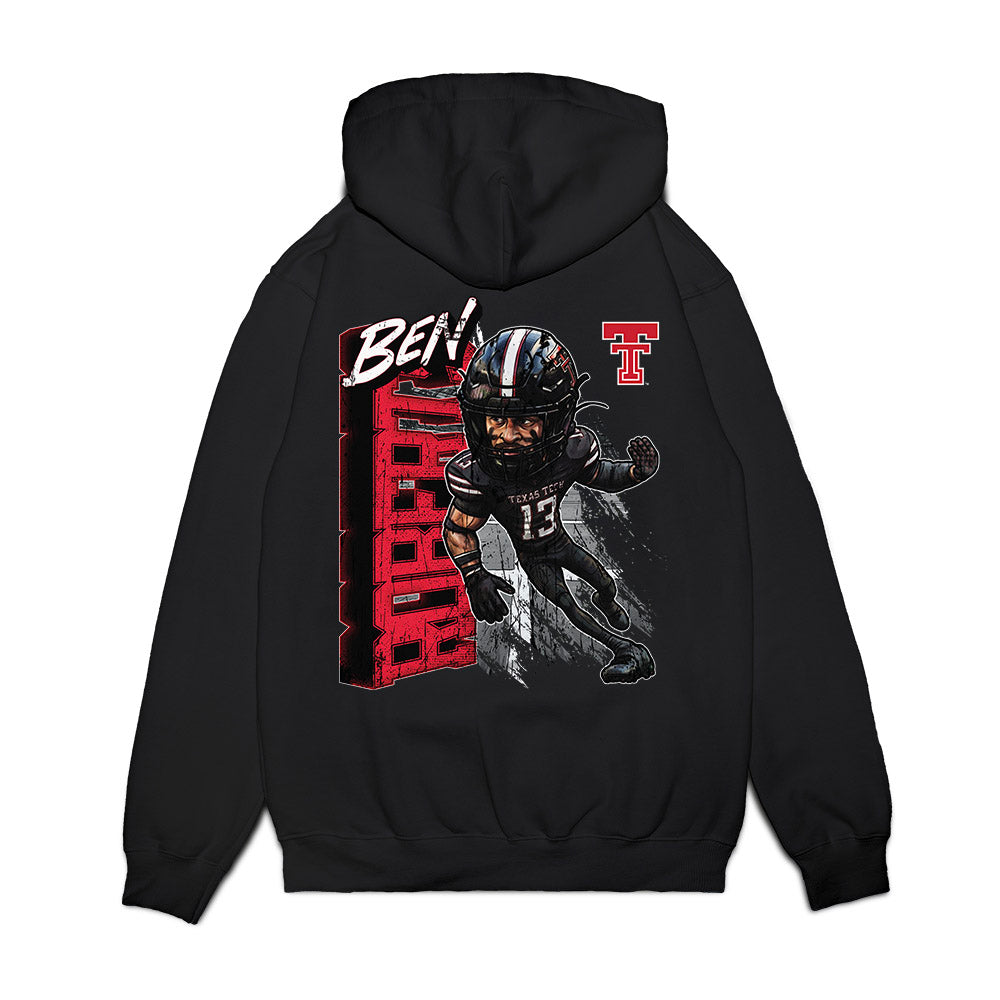 Texas Tech - NCAA Football : Ben Roberts - Bobble Head Premium Hooded Sweatshirt-1