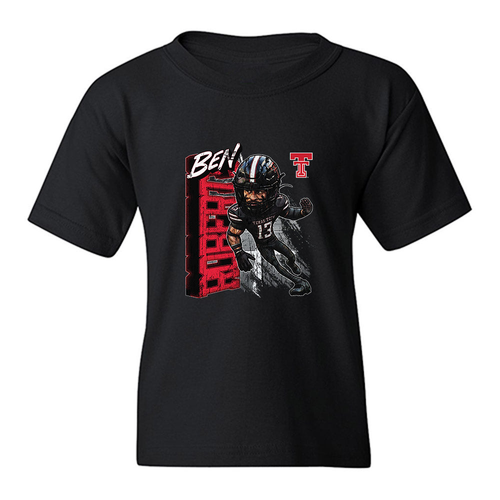 Texas Tech - NCAA Football : Ben Roberts - Bobble Head Youth T-Shirt-0