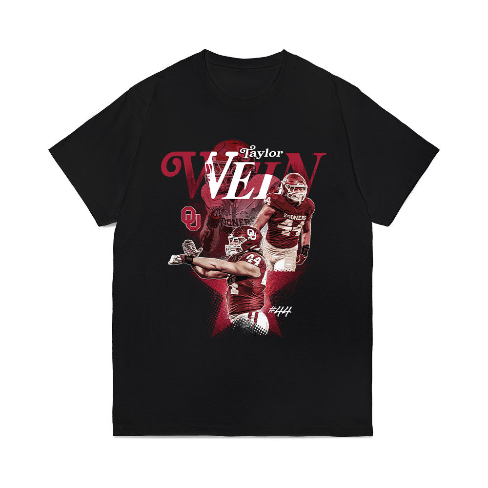 Oklahoma - NCAA Football : Taylor Wein - Collage Comfort Colors T-Shirt-0