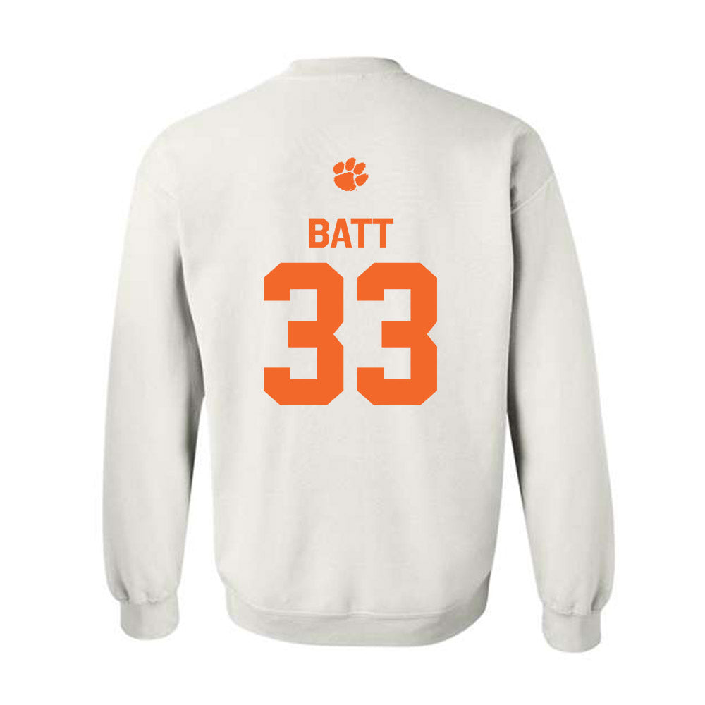 Clemson - NCAA Football : Griffin Batt - Classic Shersey Crewneck Sweatshirt-1