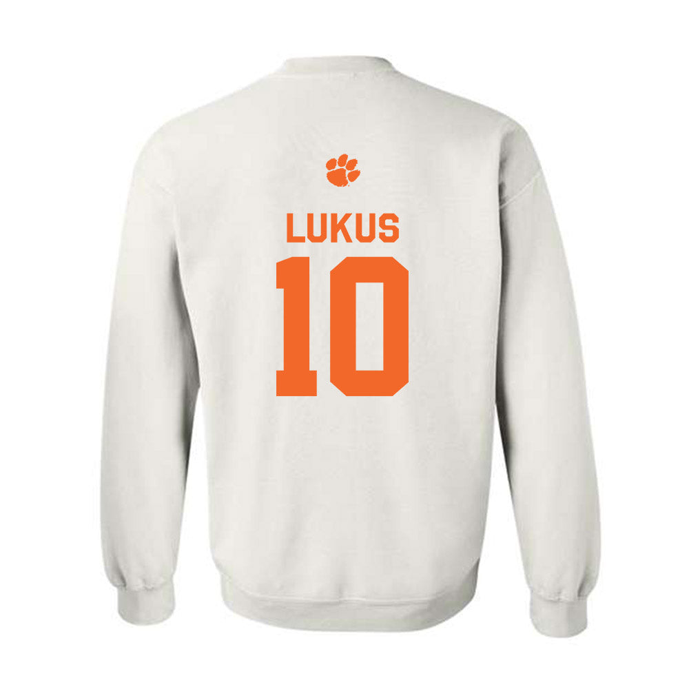 Clemson - NCAA Football : Jeadyn Lukus - Classic Shersey Crewneck Sweatshirt-1