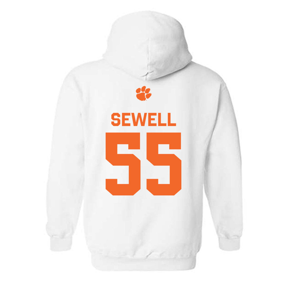 Clemson - NCAA Football : Harris Sewell - Classic Shersey Hooded Sweatshirt-1
