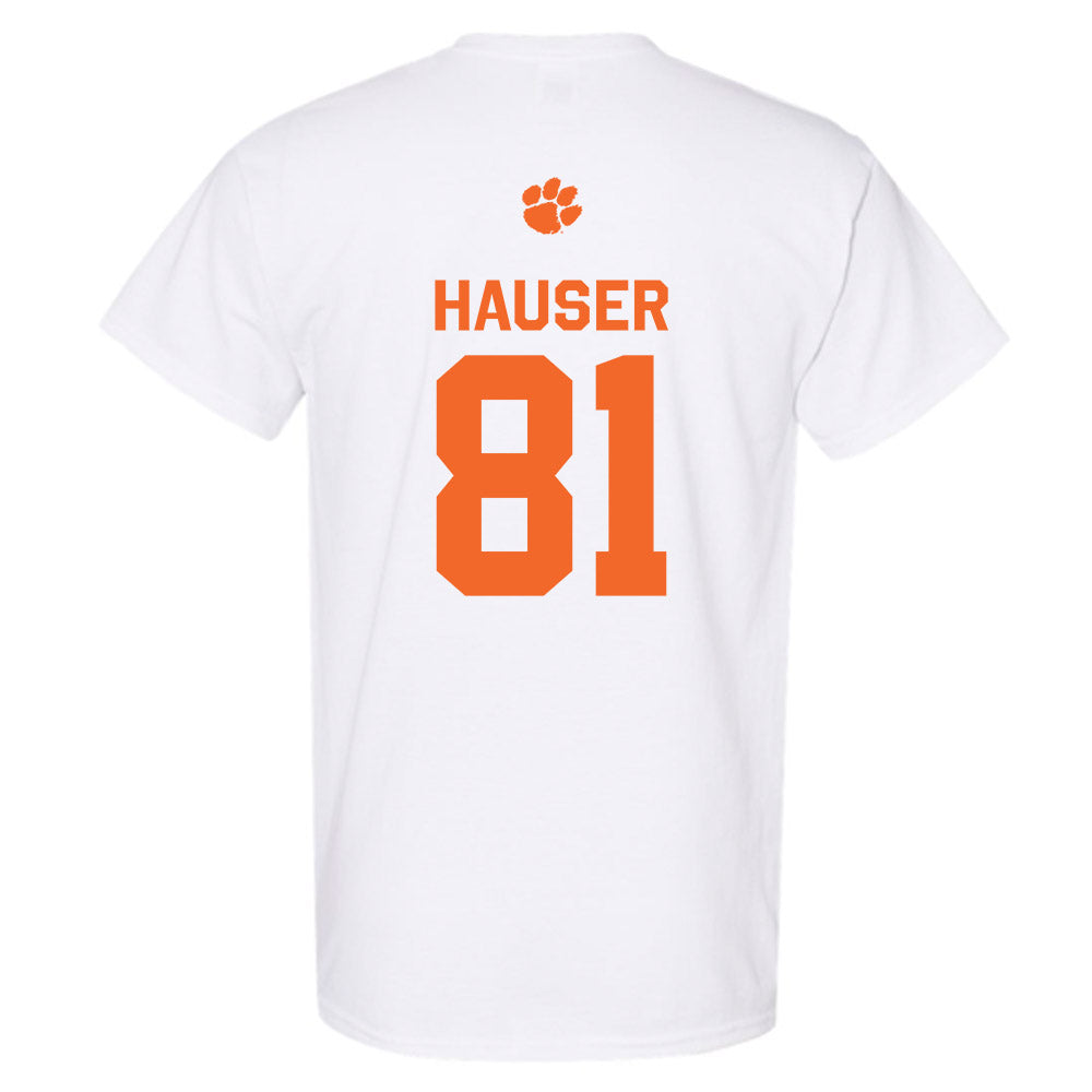 Clemson - NCAA Football : Nolan Hauser - Classic Shersey T-Shirt-1