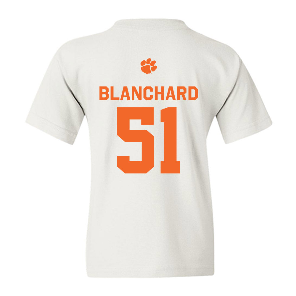 Clemson - NCAA Football : Gavin Blanchard - Classic Shersey Youth T-Shirt-1