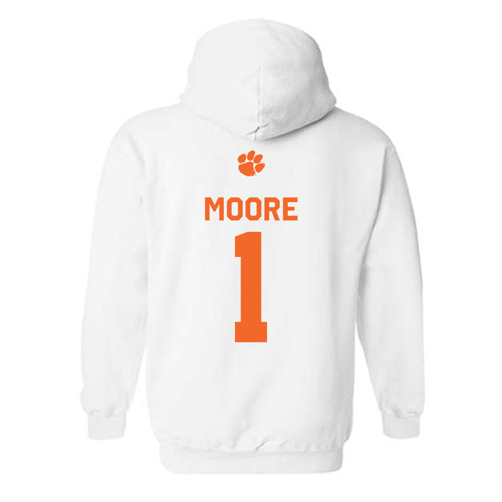 Clemson - NCAA Football : T.J. Moore - Classic Shersey Hooded Sweatshirt-1