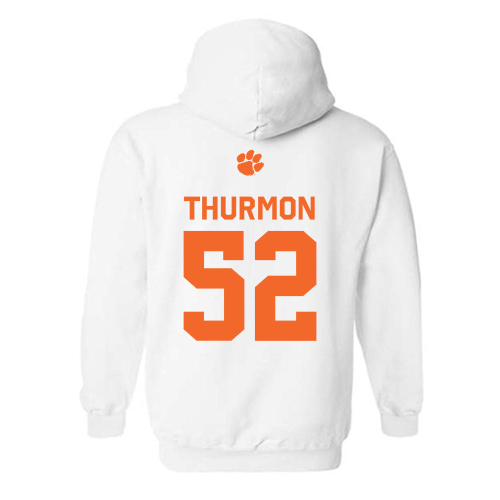 Clemson - NCAA Football : Elyjah Thurmon - Classic Shersey Hooded Sweatshirt-1