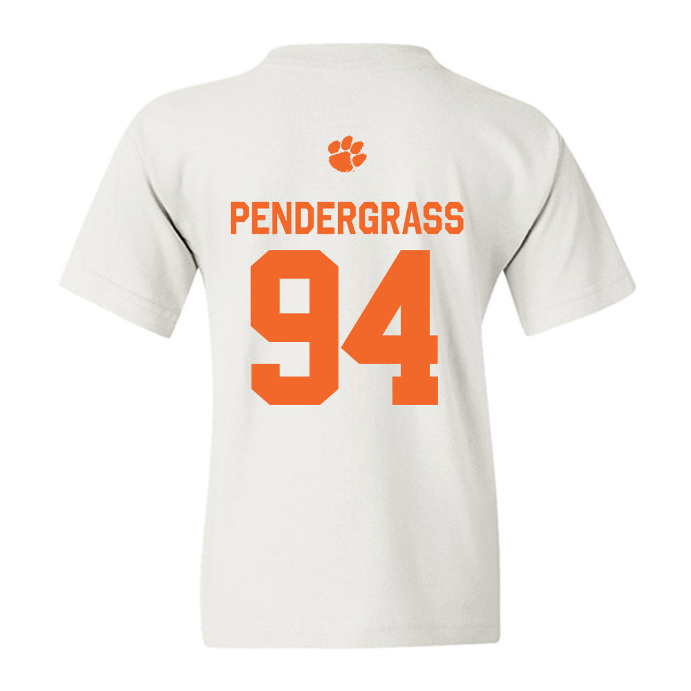Clemson - NCAA Football : Chapman Pendergrass - Classic Shersey Youth T-Shirt-1