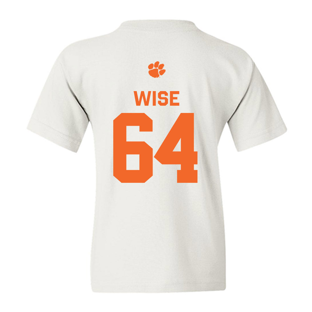 Clemson - NCAA Football : Grant Wise - Classic Shersey Youth T-Shirt-1