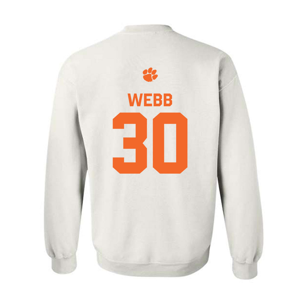 Clemson - NCAA Football : Kylen Webb - Classic Shersey Crewneck Sweatshirt-1
