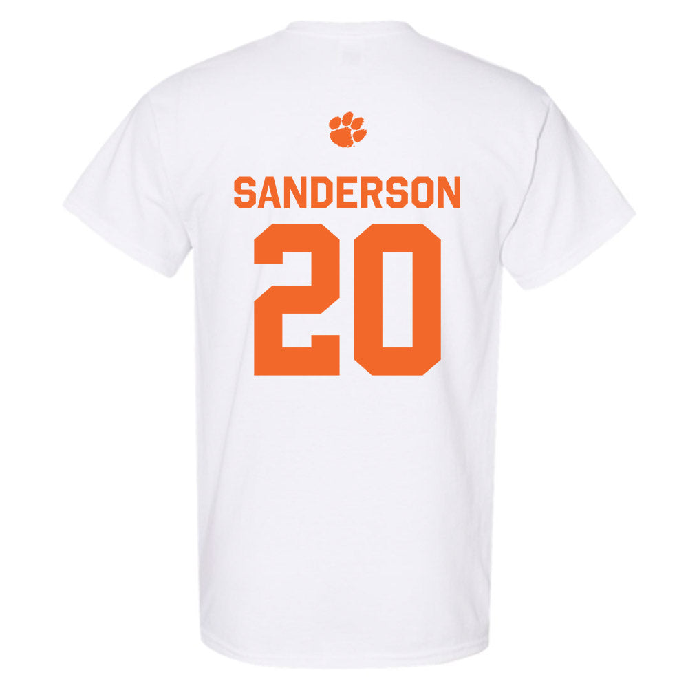 Clemson - NCAA Football : Clark Sanderson - Classic Shersey T-Shirt-1