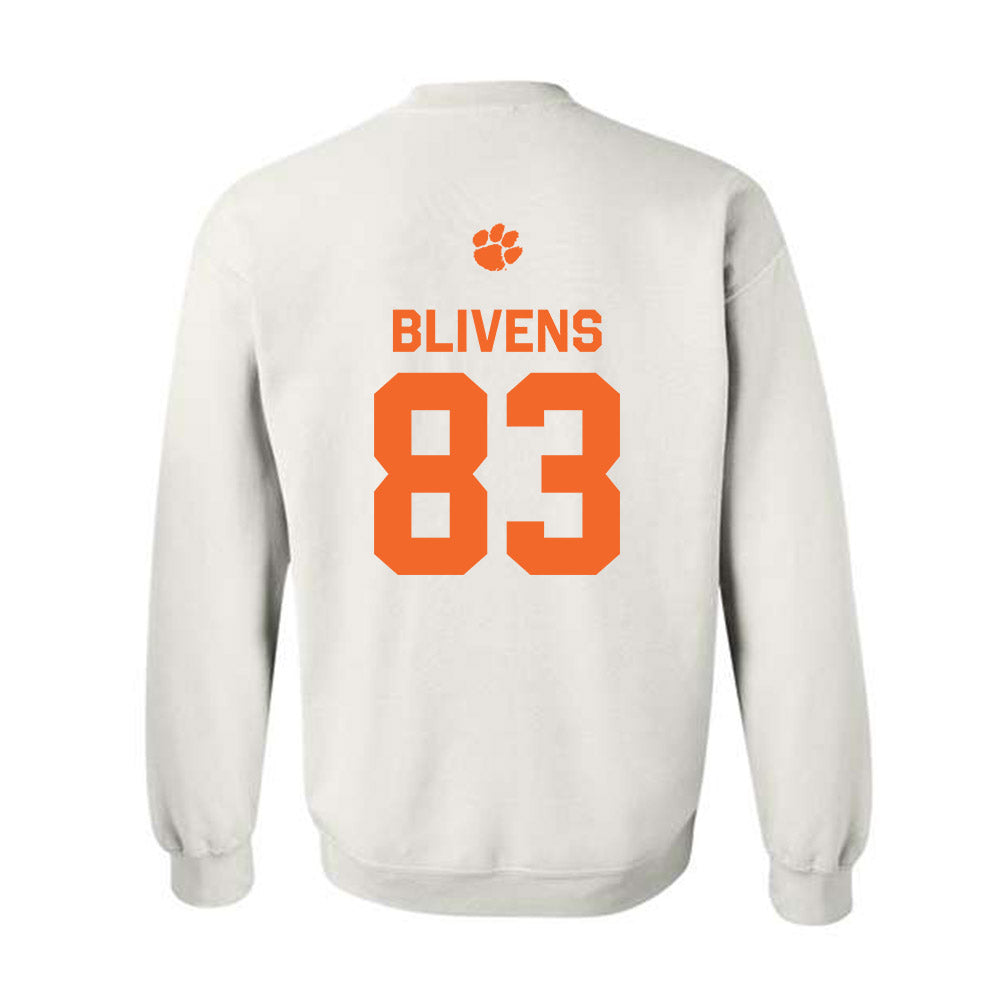 Clemson - NCAA Football : Cam Blivens - Classic Shersey Crewneck Sweatshirt-1