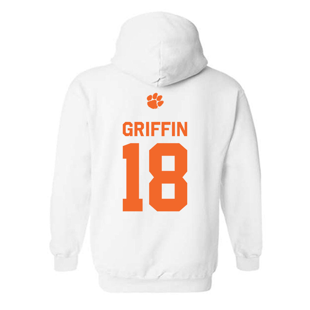 Clemson - NCAA Football : Kylon Griffin - Classic Shersey Hooded Sweatshirt-1