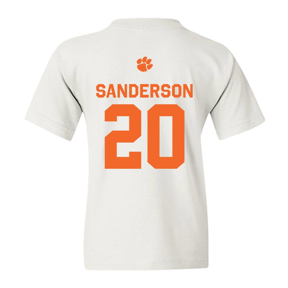 Clemson - NCAA Football : Clark Sanderson - Classic Shersey Youth T-Shirt-1