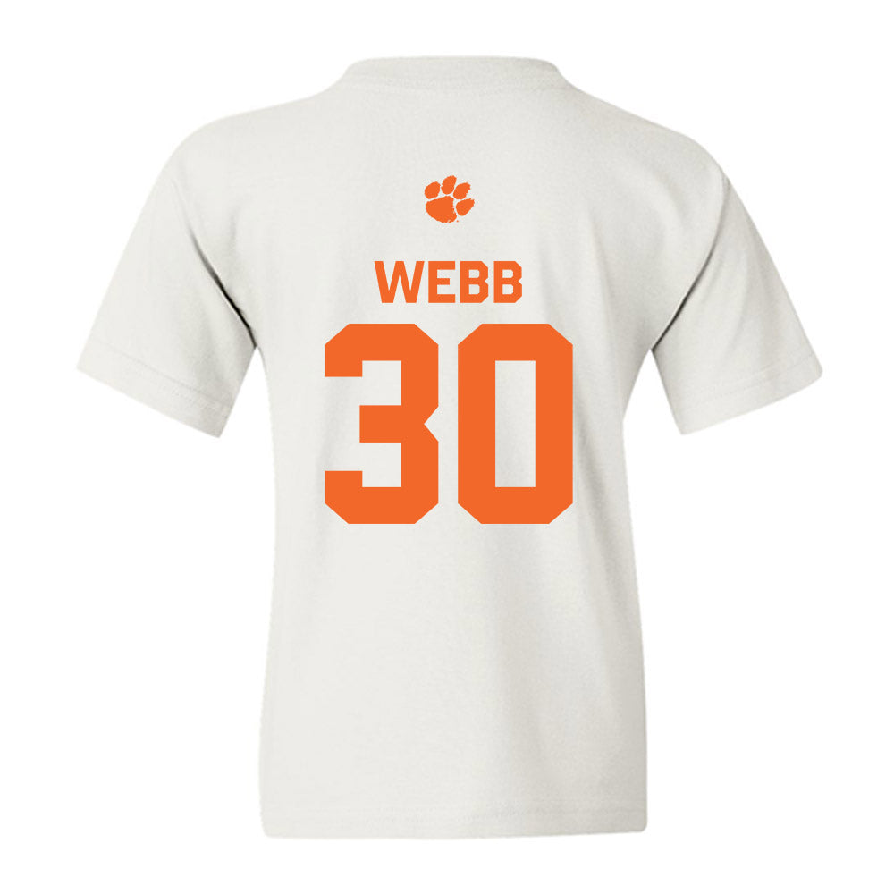 Clemson - NCAA Football : Kylen Webb - Classic Shersey Youth T-Shirt-1