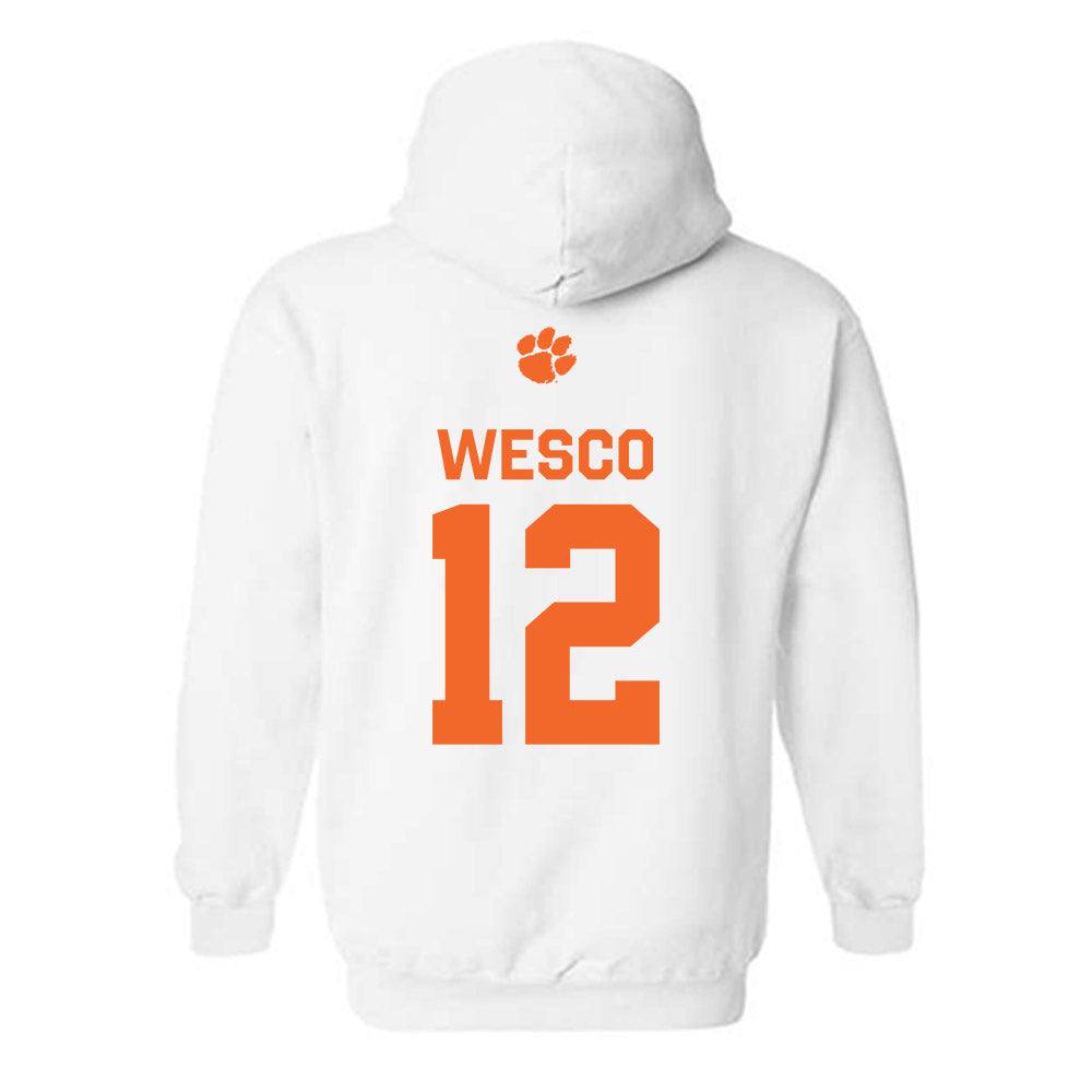 Clemson - NCAA Football : Bryant Wesco - Classic Shersey Hooded Sweatshirt-1