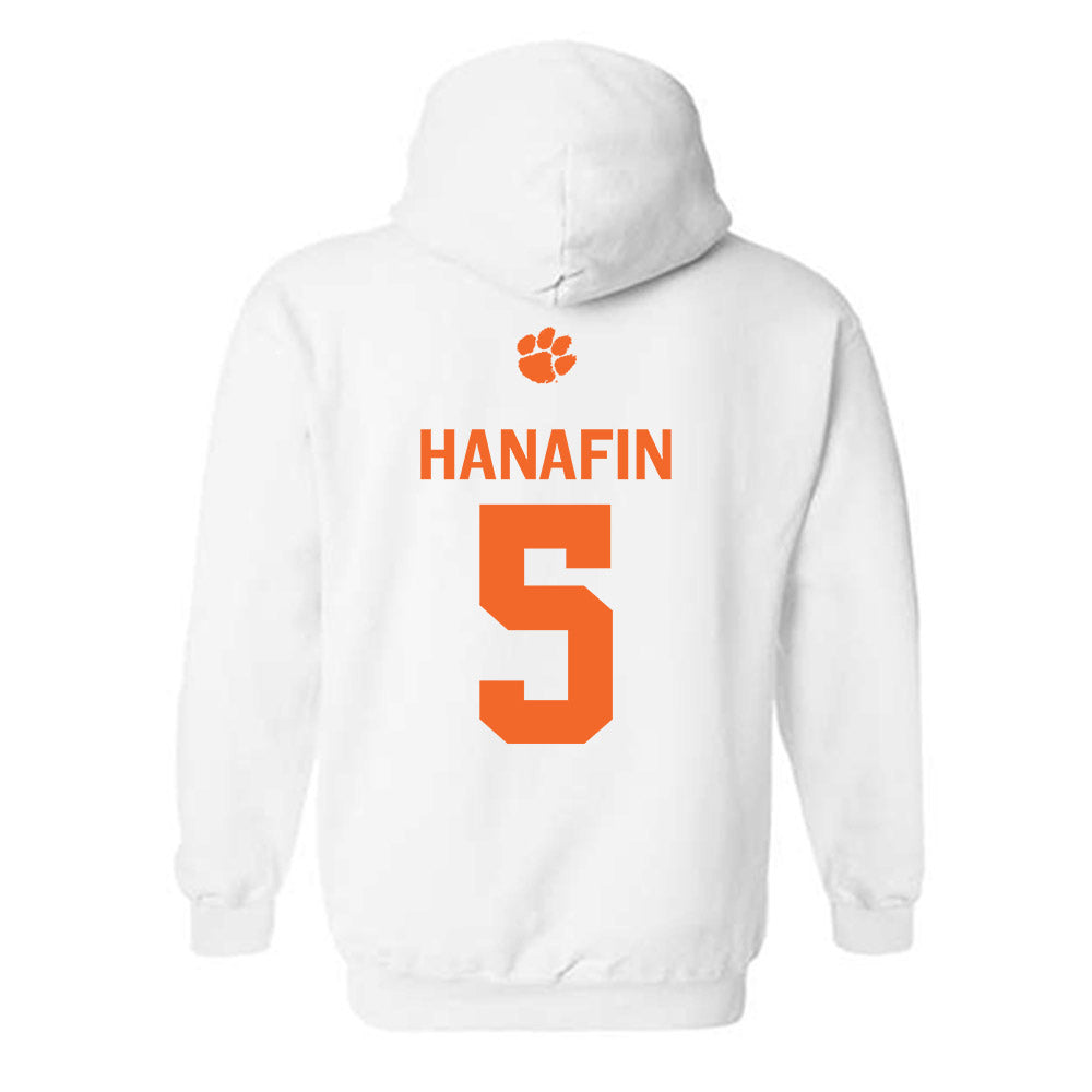 Clemson - NCAA Football : Ronan Hanafin - Classic Shersey Hooded Sweatshirt-1