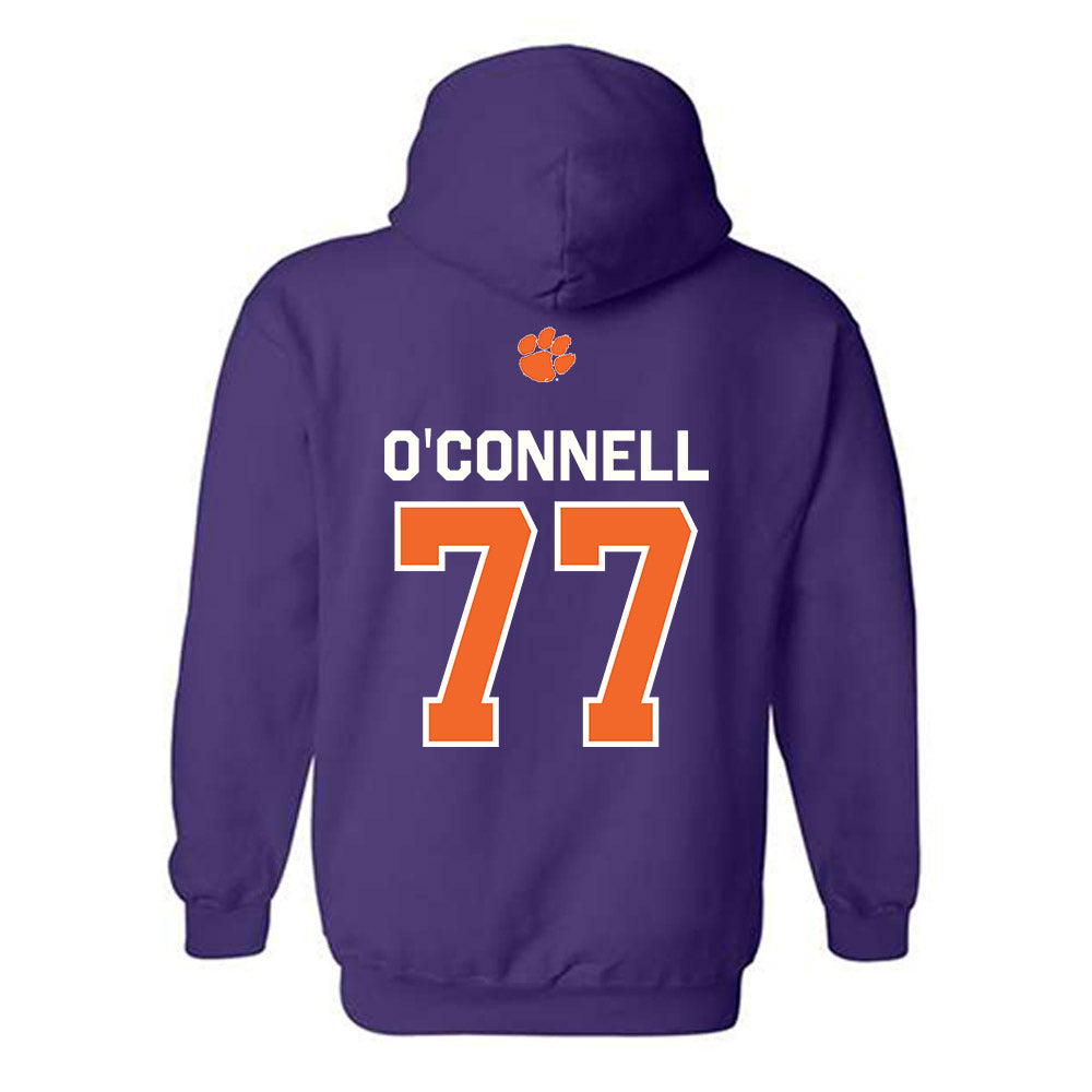 Clemson - NCAA Football : Ronan O'Connell - Classic Shersey Hooded Sweatshirt-1