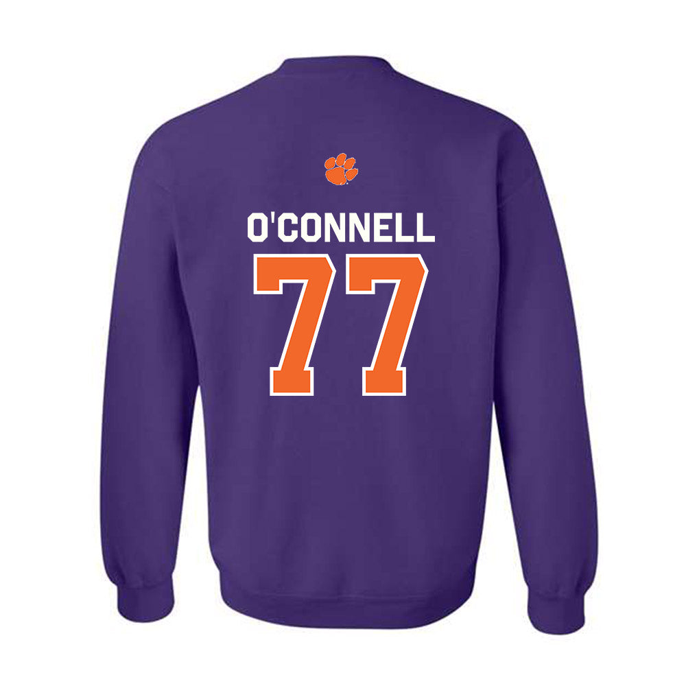 Clemson - NCAA Football : Ronan O'Connell - Classic Shersey Crewneck Sweatshirt-1
