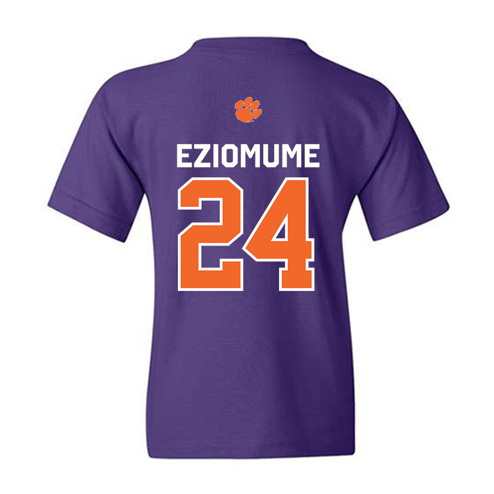 Clemson - NCAA Football : David Eziomume - Classic Shersey Youth T-Shirt-1