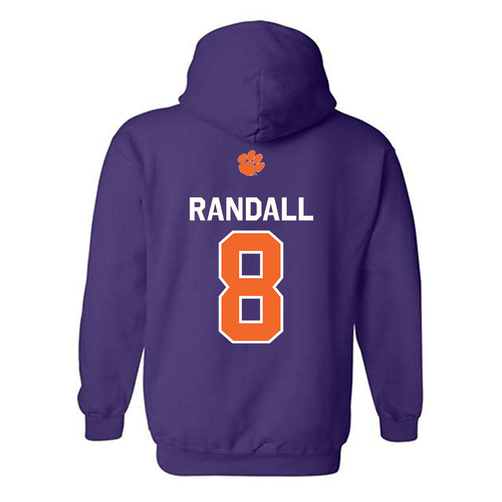 Clemson - NCAA Football : Adam Randall - Classic Shersey Hooded Sweatshirt-1