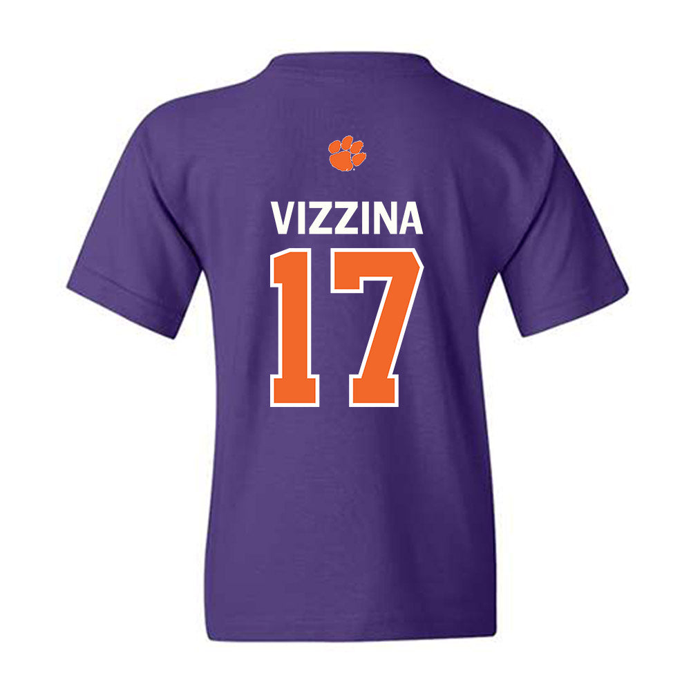 Clemson - NCAA Football : Christopher Vizzina - Classic Shersey Youth T-Shirt-1