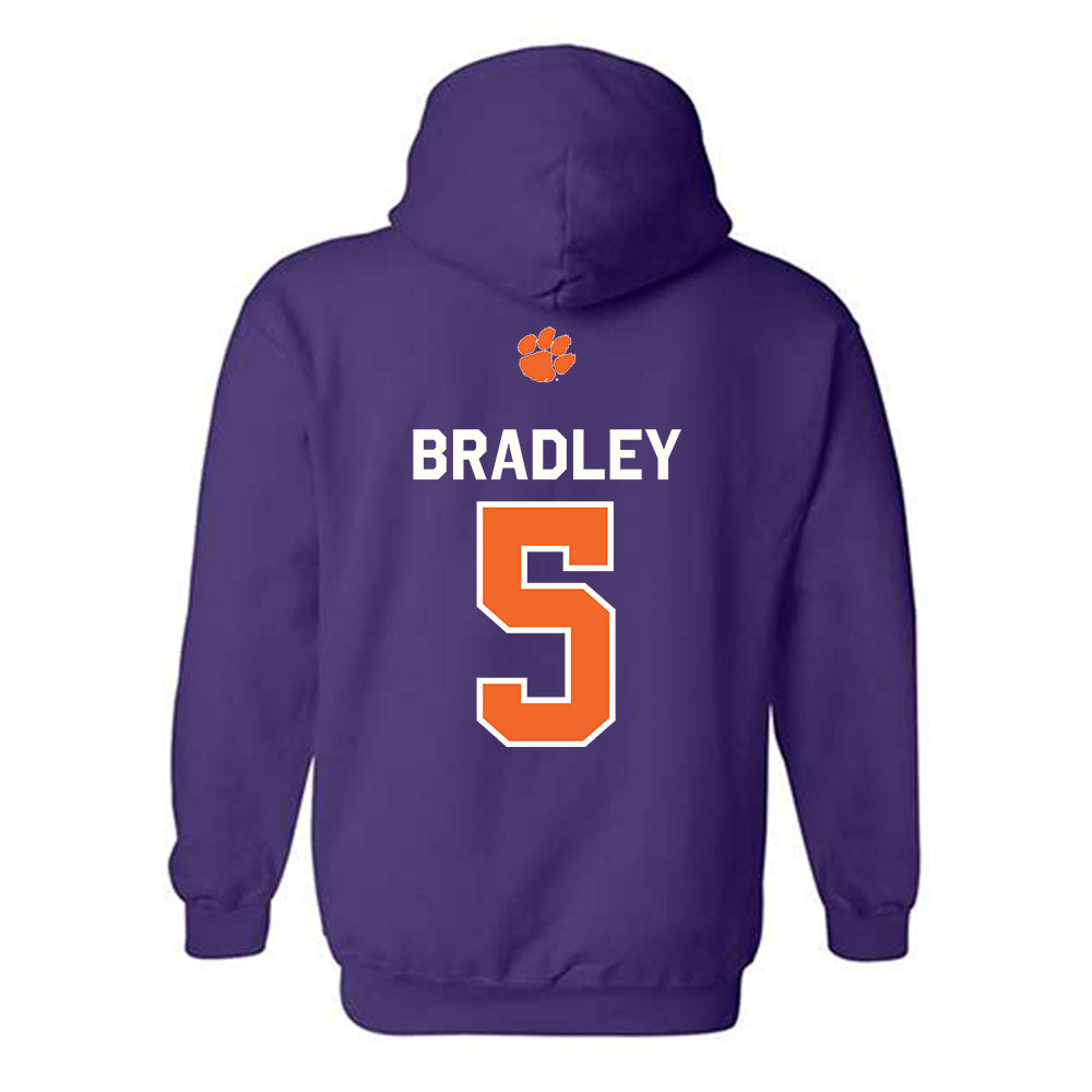 Clemson - NCAA Football : Brock Bradley - Classic Shersey Hooded Sweatshirt-1