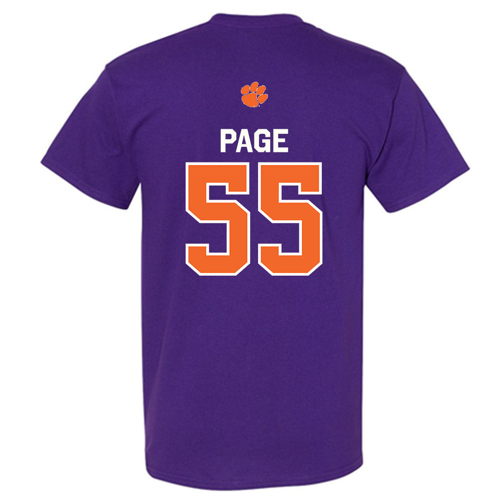 Clemson - NCAA Football : Payton Page - Classic Shersey T-Shirt-1