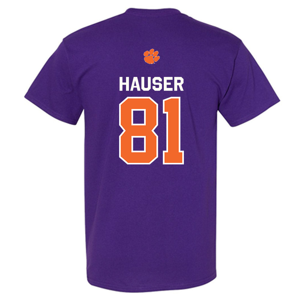 Clemson - NCAA Football : Nolan Hauser - Classic Shersey T-Shirt-1