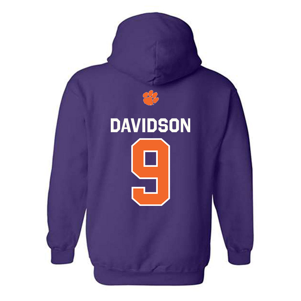 Clemson - NCAA Football : Gideon Davidson - Classic Shersey Hooded Sweatshirt-1