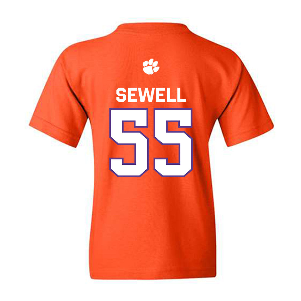 Clemson - NCAA Football : Harris Sewell - Classic Shersey Youth T-Shirt-1
