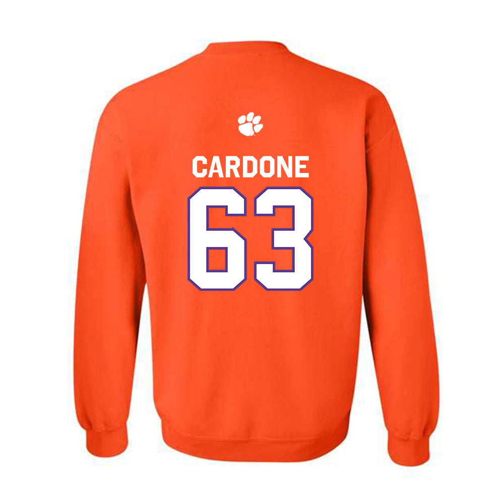 Clemson - NCAA Football : Dominic Cardone - Classic Shersey Crewneck Sweatshirt-1