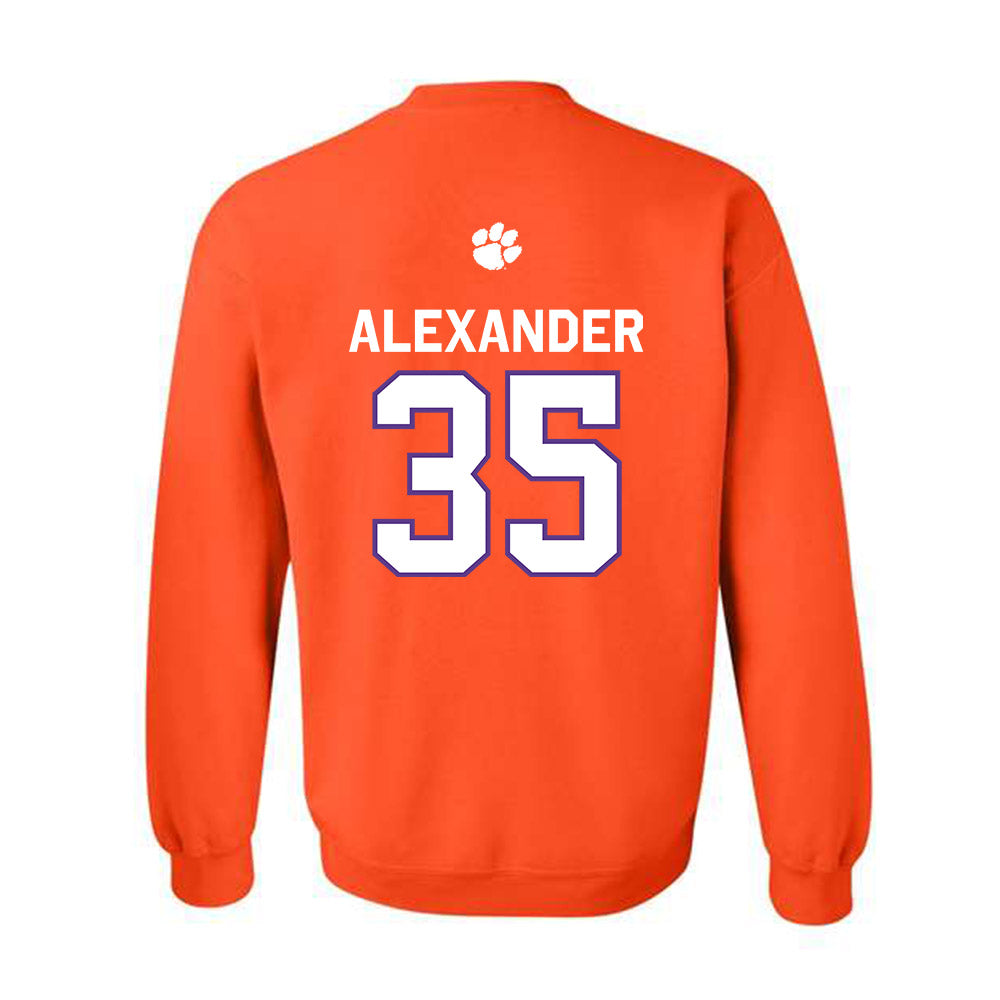 Clemson - NCAA Football : Jeremiah Alexander - Classic Shersey Crewneck Sweatshirt-1