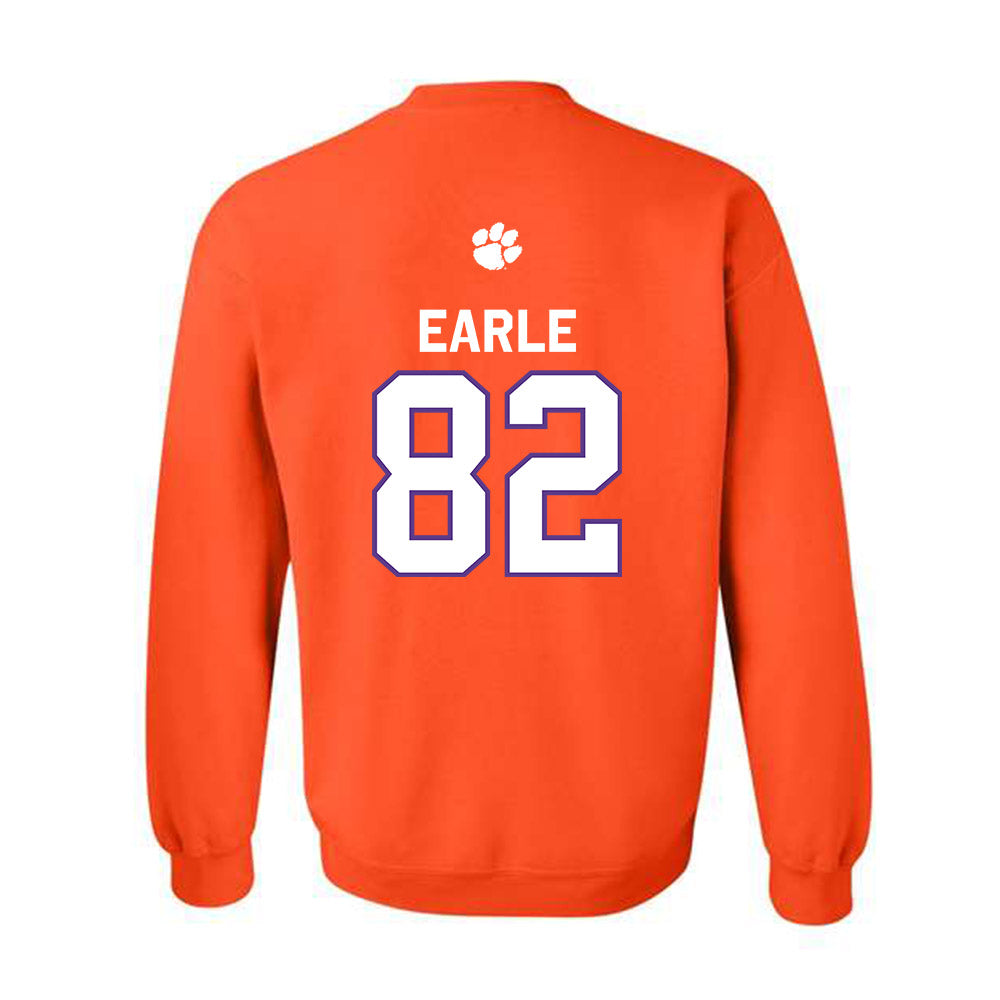 Clemson - NCAA Football : Sam Earle - Classic Shersey Crewneck Sweatshirt-1