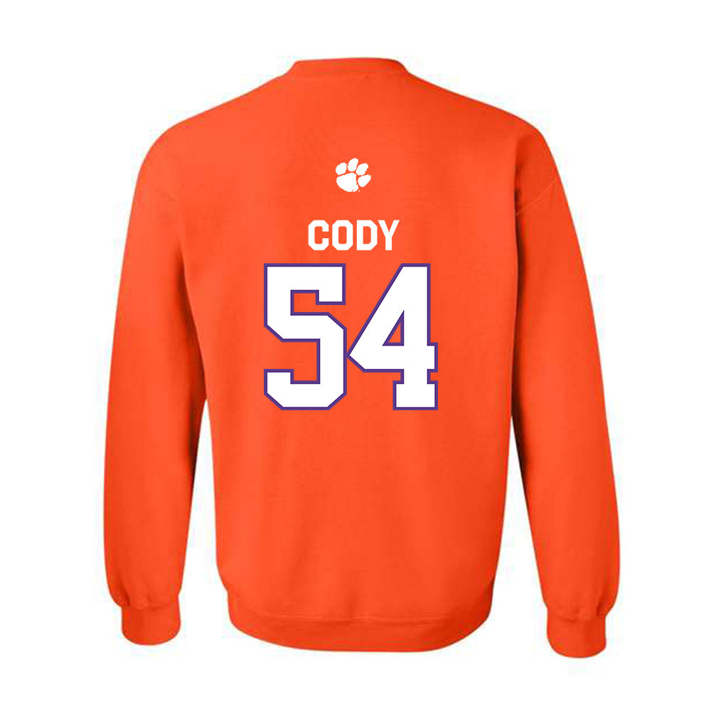 Clemson - NCAA Football : Kam Cody - Classic Shersey Crewneck Sweatshirt-1