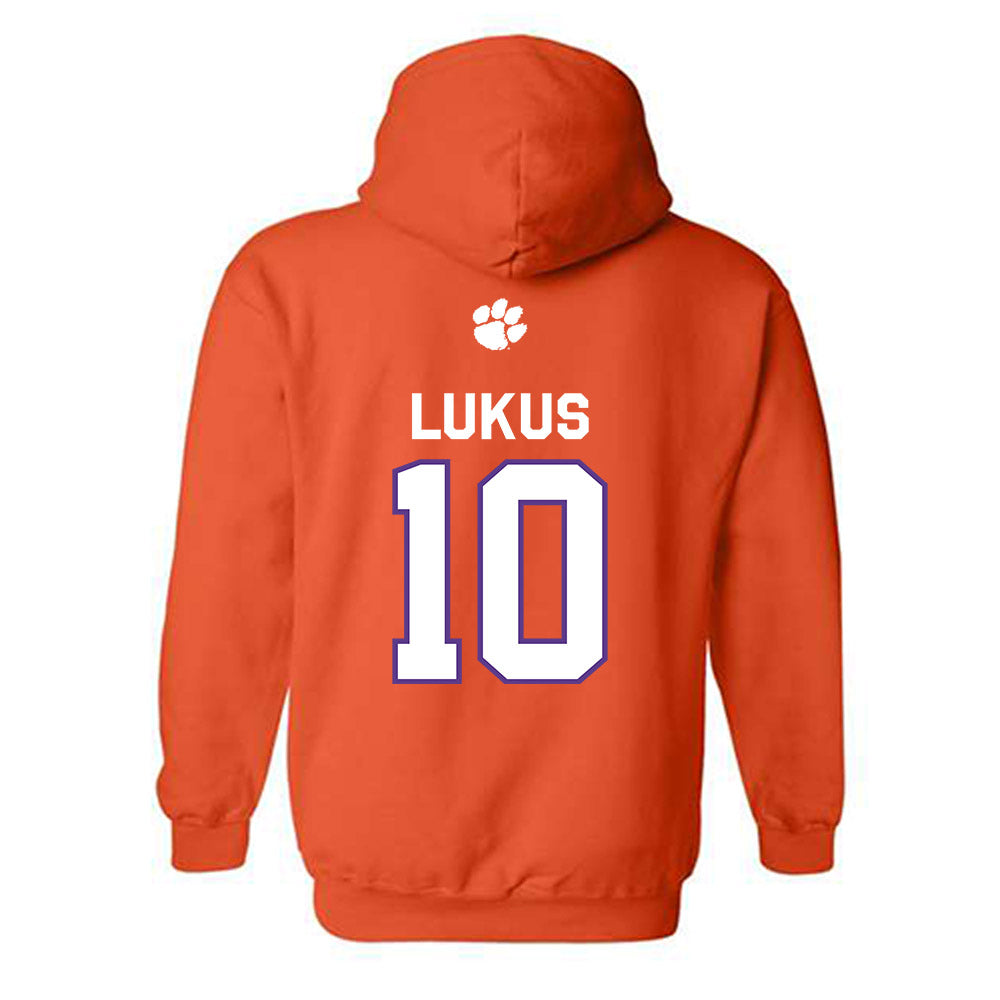 Clemson - NCAA Football : Jeadyn Lukus - Classic Shersey Hooded Sweatshirt-1