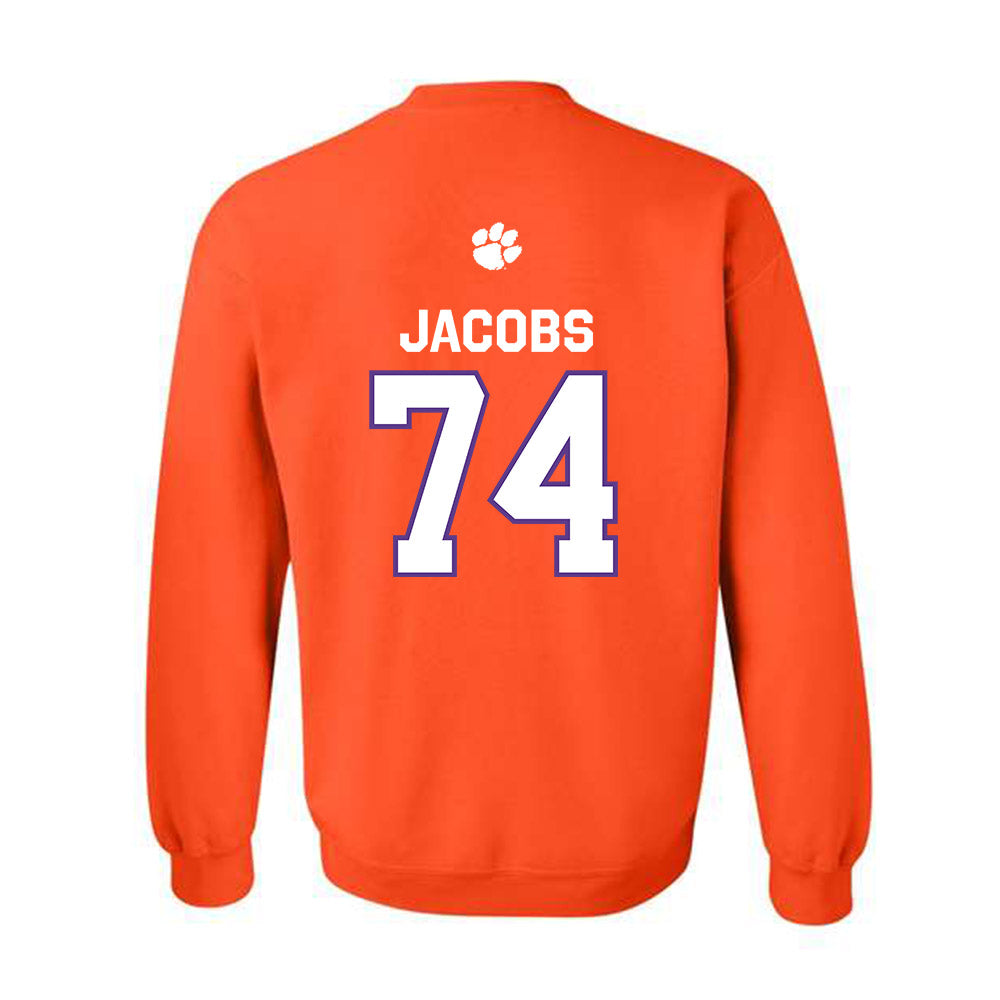 Clemson - NCAA Football : Brayden Jacobs - Classic Shersey Crewneck Sweatshirt-1