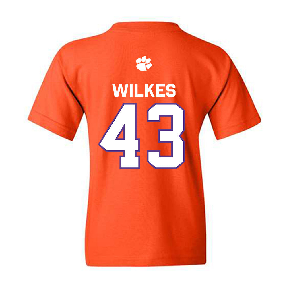 Clemson - NCAA Football : Billy Wilkes - Classic Shersey Youth T-Shirt-1