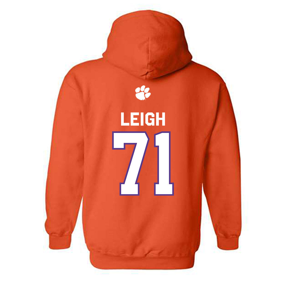 Clemson - NCAA Football : Tristan Leigh - Classic Shersey Hooded Sweatshirt-1